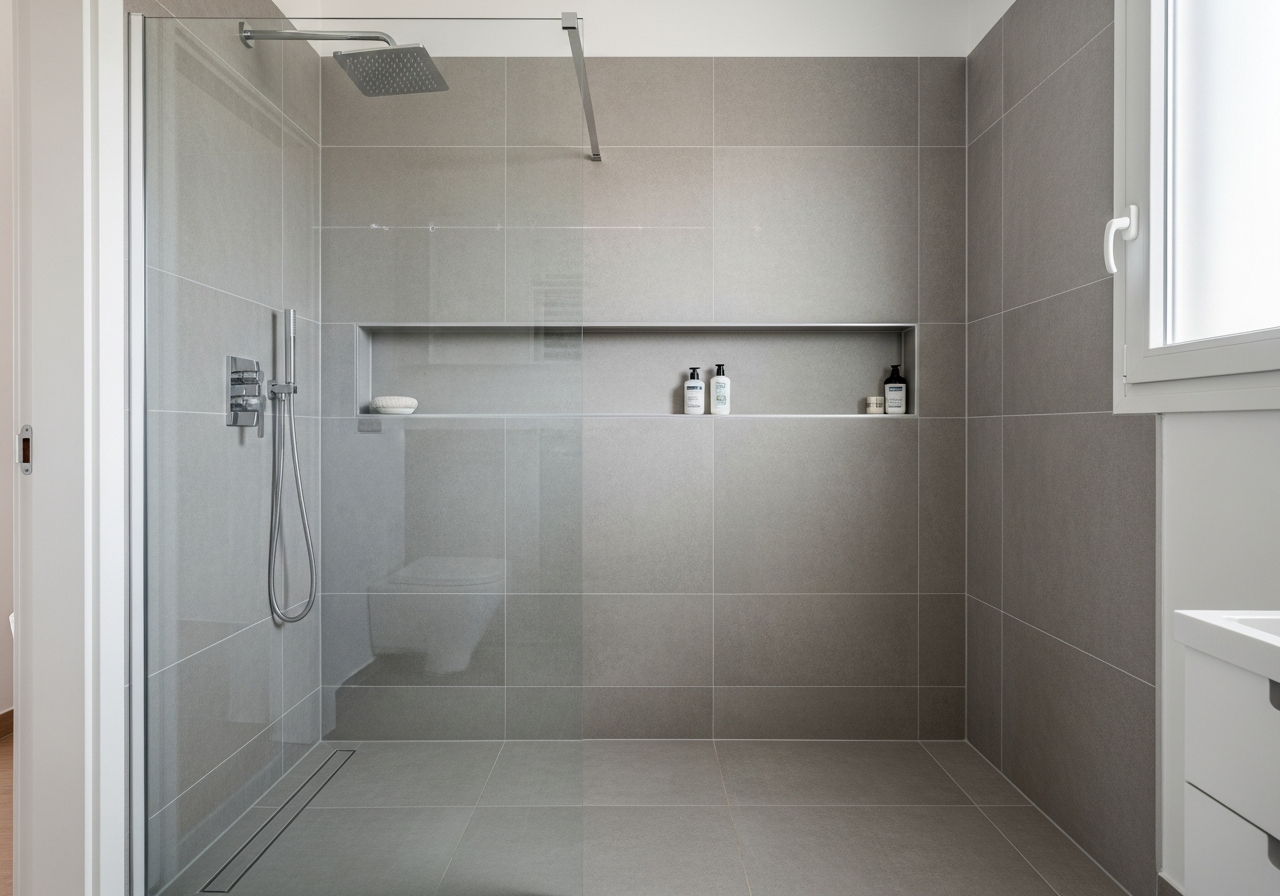 Installation de douche à l'italienne à Aix-en-Provence